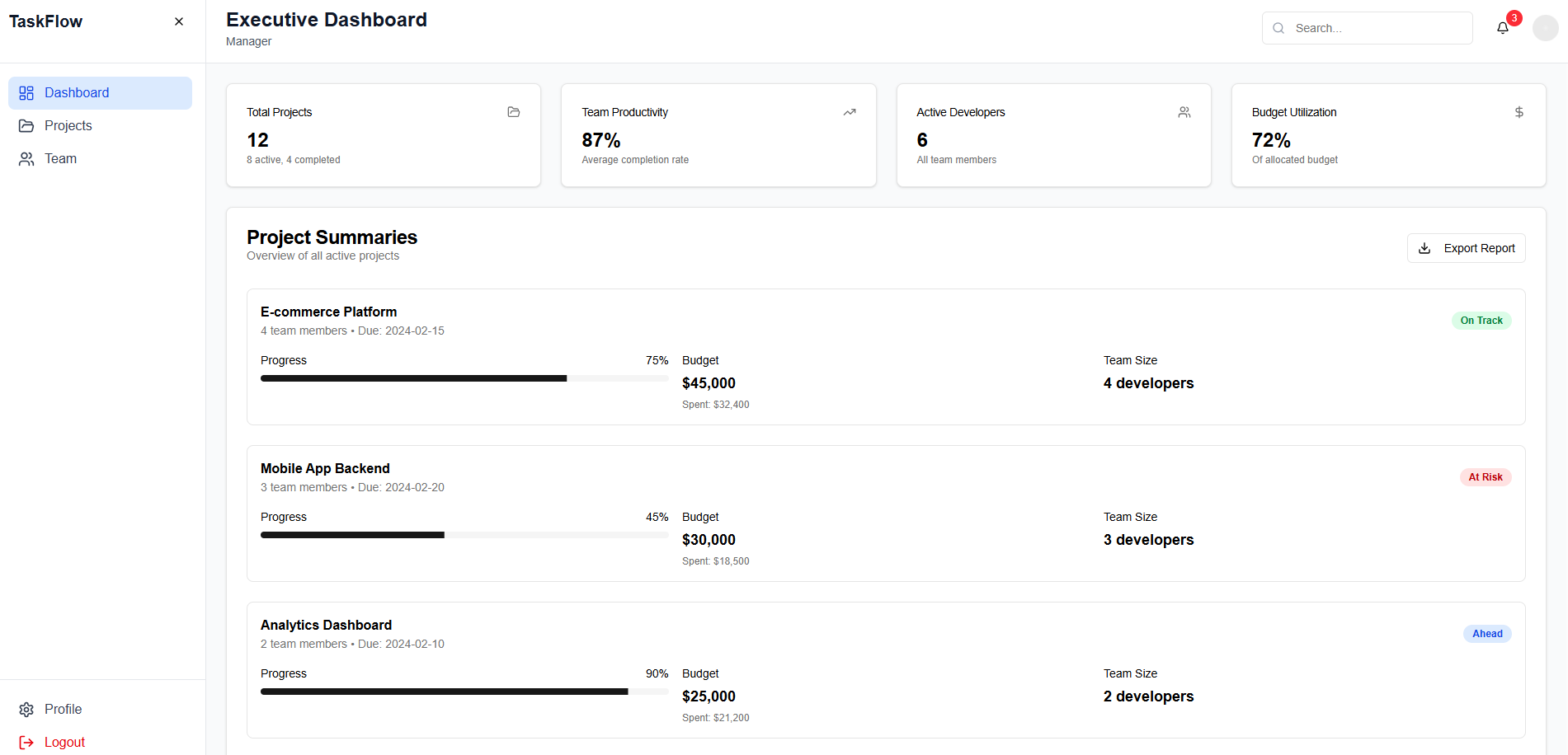 MERN Task screenshot 3